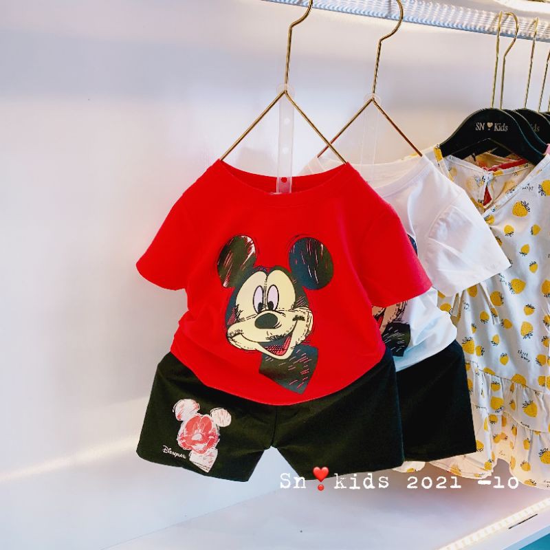 Bộ mickey cotton Quảng Châu hàng đẹp