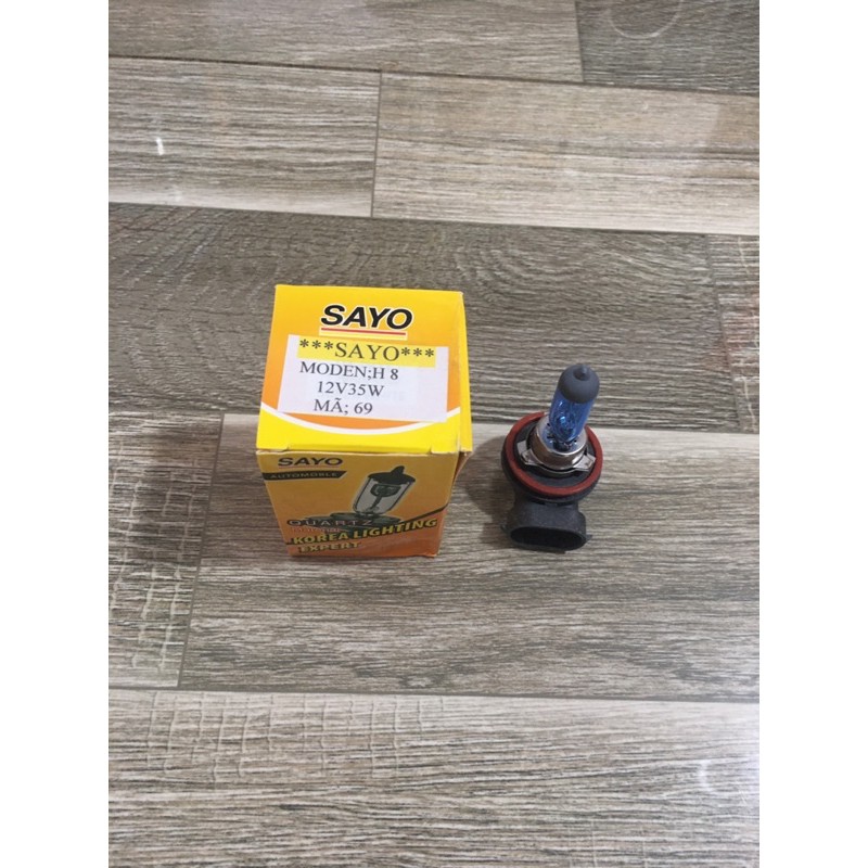Sản phẩm gia đình làm: Bóng đèn pha H8 12v 35W sây ơ tiêu chuẩn quốc tế
