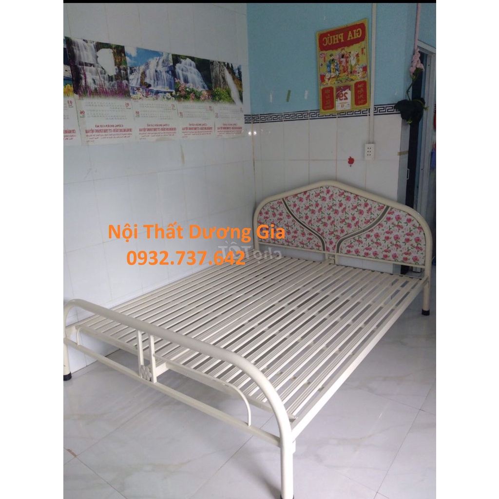 Giường sắt, giường ngủ 80cm 1m 1m2 1m4 1m6 1m8 dài 2m