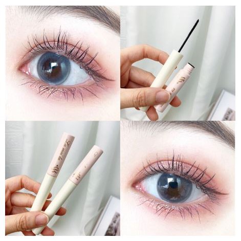 Mascara vỏ hồng siêu mảnh chuốt mi dài mịn hàng nội địa Trung Lameila