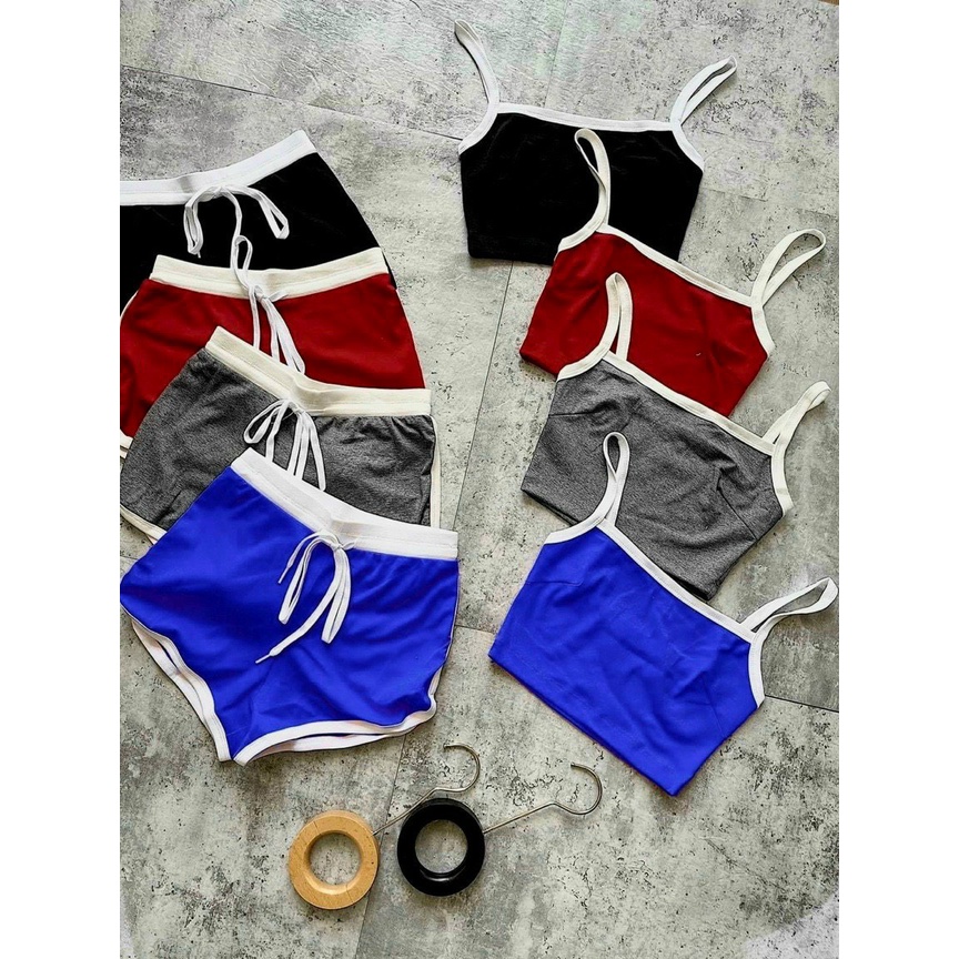 set 2 dây viền quần thun đùi dáng thể tháo cá tính li