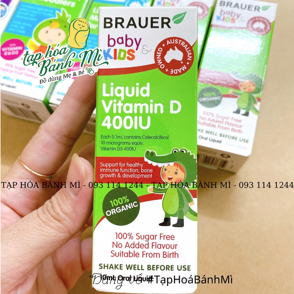 [Thanh lý cực rẻ] Thực phẩm bổ sung vitamin khoáng chất cho bé Brauer Úc