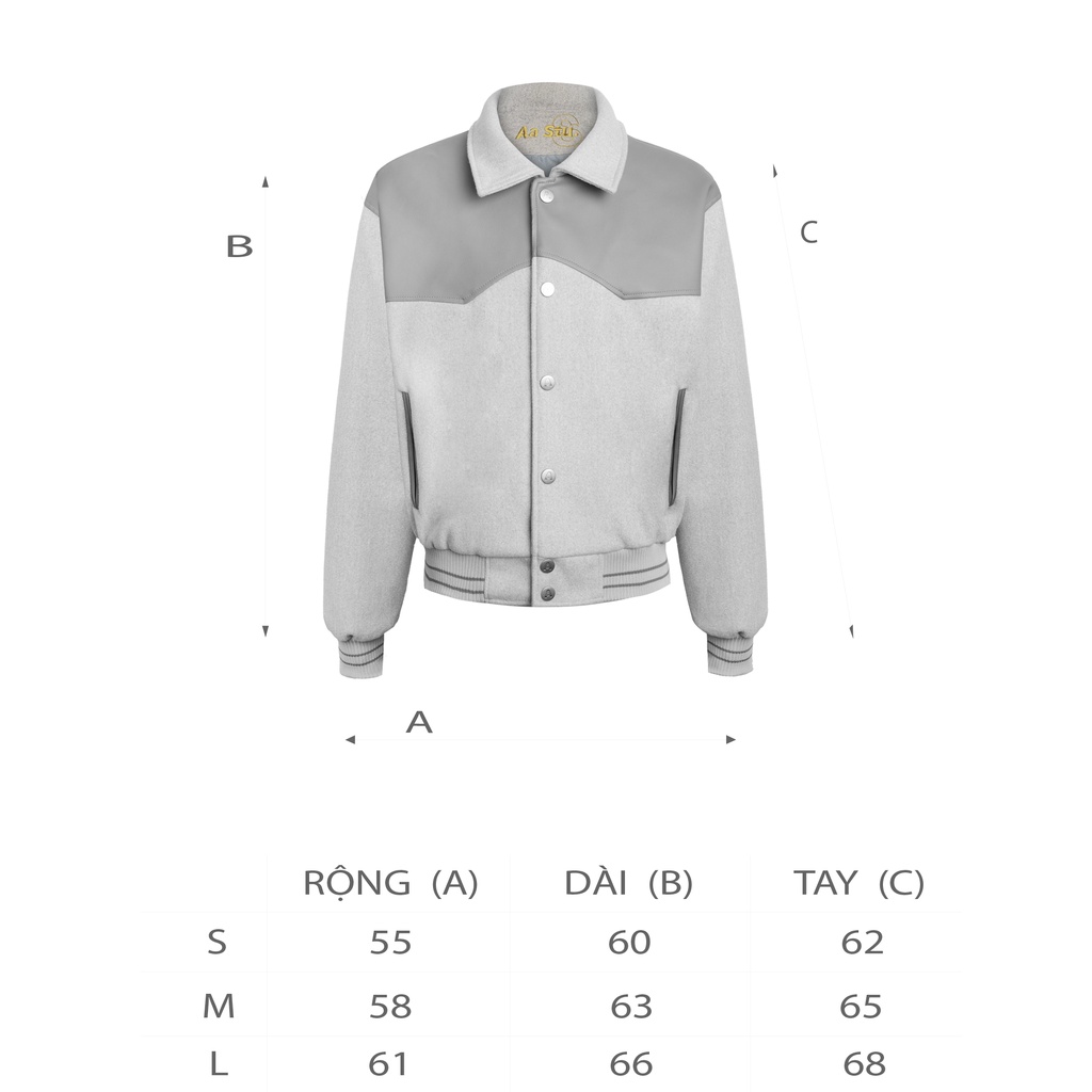AASTU ® - AA STU. AA BASIC JACKET 22 // ULTIMATE GRAY // ÁO KHOÁT 22 // XÁM Aastudio