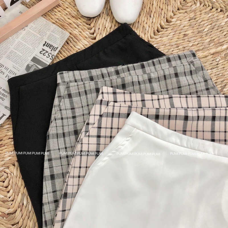 Chân váy nữ form chữ A mặc tôn dáng có 3 size SML hàng có sẵn tại Pumi ( quần áo thời trang nữ ) | BigBuy360 - bigbuy360.vn