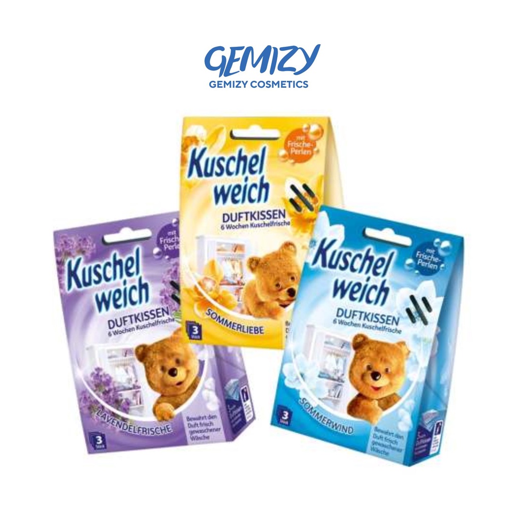 Túi thơm để tủ quần áo cho bé Kuschel Weich Đức, treo xe ô tô, phòng ngủ - Gemizy Shop