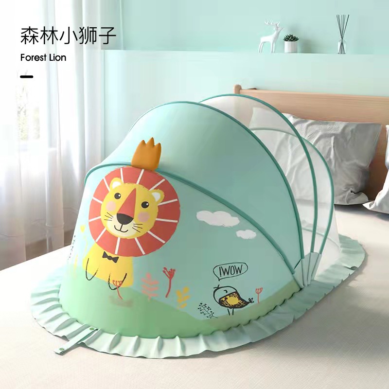 Màn chụp cho bé gấp gọn, mùng chụp cho bé chống muỗi, dùng cho giường và nôi cũi Kiluta Quảng Châu