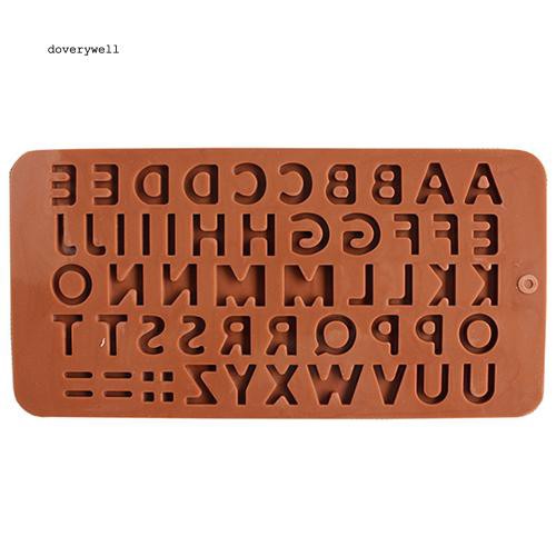 Khuôn silicon làm bánh đa năng tiện dụng hình chữ cái sáng tạo