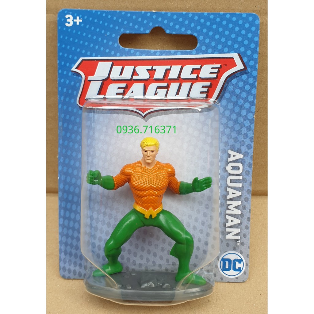 Mô hình nhân vật siêu anh hùng Justice League size mini hàng Mattel Canada