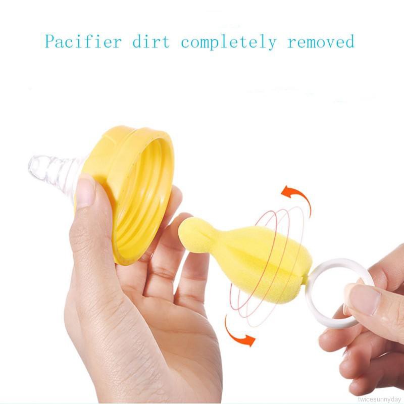 Cọ rửa bình sữa em bé vệ sinh 360 độ hiệu quả