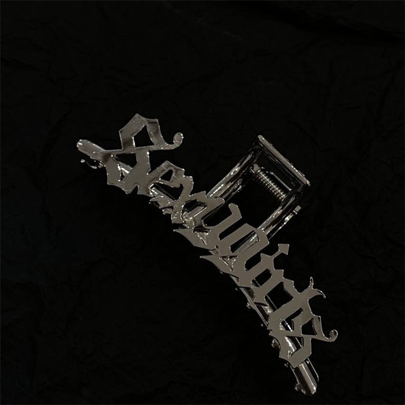 Kẹp Tóc Hình Cá Mập Bằng Kim Loại Cao Cấp Phong Cách hip hop Đường Phố Hàn Quốc Dành Cho Bạn Nữ