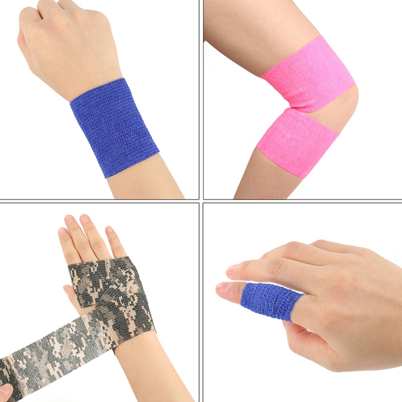 [Hàng mới về] Băng keo y tế tự dính nhiều màu 5cm x 4.5m mới