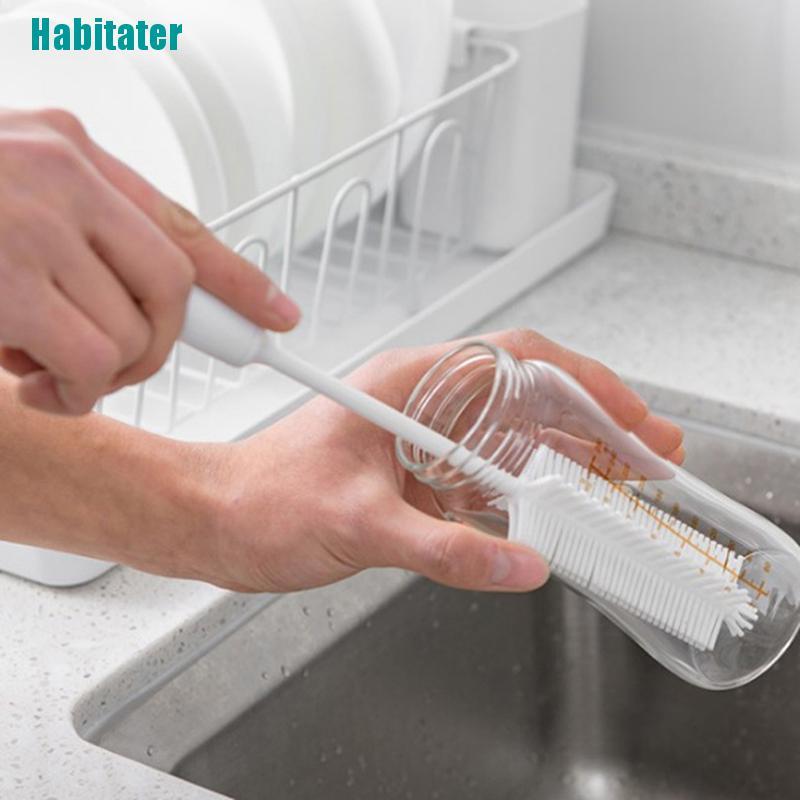 Cọ Rửa Ly Bằng Silicone Cán Dài Tiện Dụng