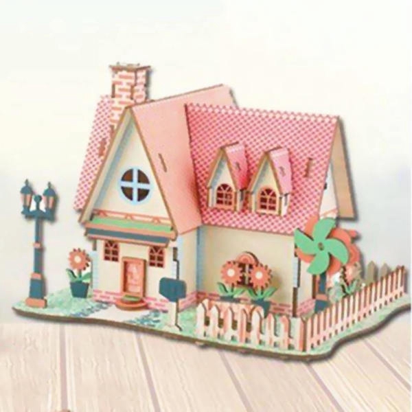 Bộ đồ chơi lắp ráp bằng gỗ 3D thú vị cho bé