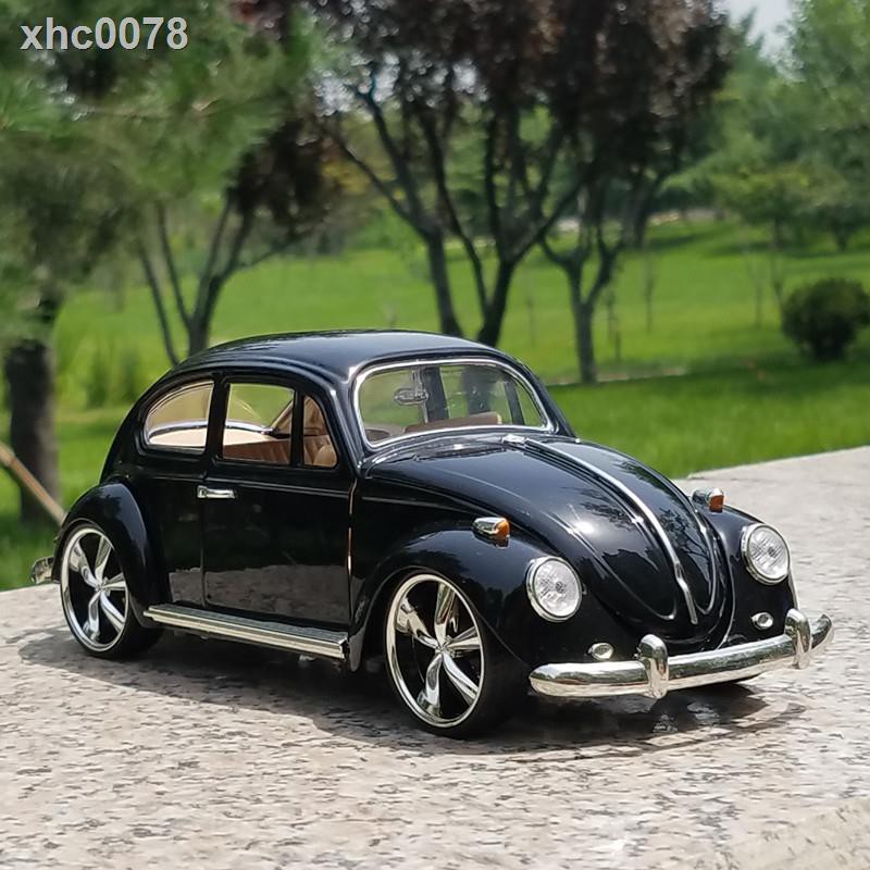 ✥◑♠Mô hình xe hơi Vw Beetle bằng hợp kim tỉ lệ 1:18