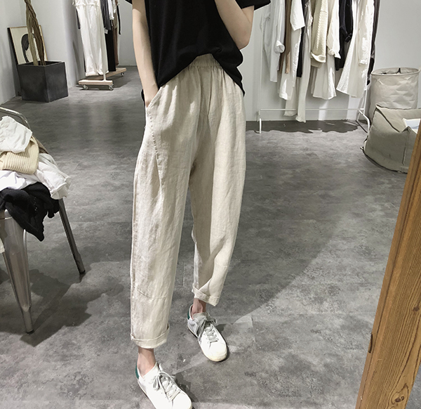 Quần Dài Lưng Cao Ống Rộng Phong Cách Vintage | BigBuy360 - bigbuy360.vn