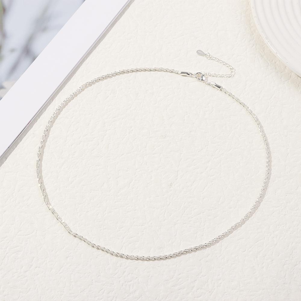 ROSE Dây Chuyền Lấp Lánh Đơn Giản Thời Trang Cho Nữ