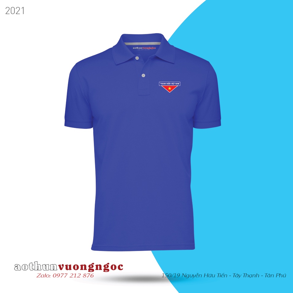 Logo THANH NIÊN VIỆT NAM - ủi áo thun ,nón mũ, áo khoác.