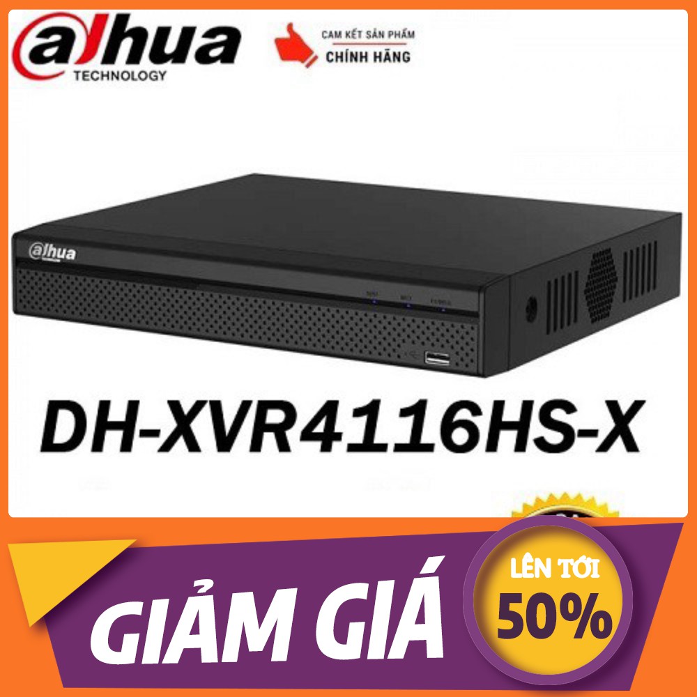 [💖] ĐẦU GHI HÌNH DAHUA 16 CỔNG DHI-XVR4116HS-X - Hàng chính hãng 100%