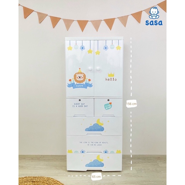 Tủ Nhựa 5 Tầng Cao Cấp cho bé