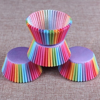 Bộ 100 Cốc Giấy Làm Bánh Cupcake