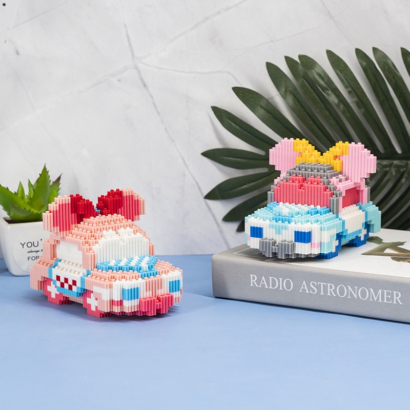 Đồ Chơi Lắp Ráp Xe Hơi Hoạt Hình Vui Nhộn Cho Bé