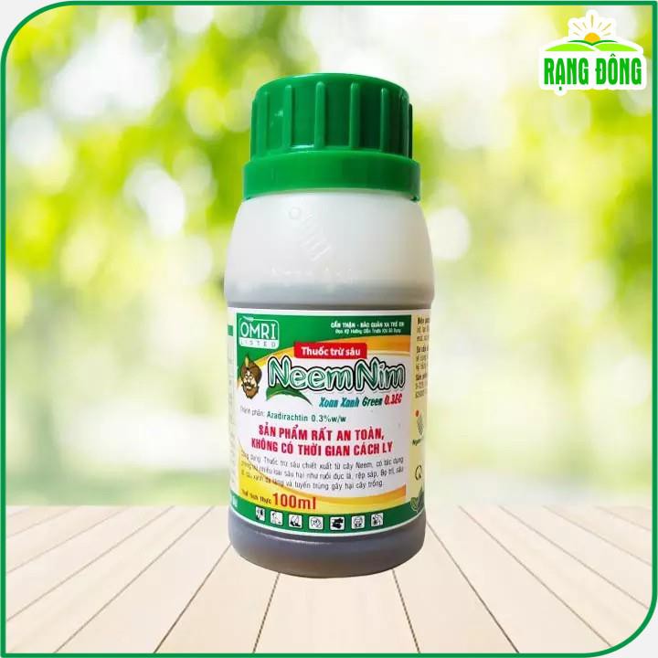 Dầu Neem Nguyên Chất Bảo Vệ Cây Trồng và Trừ Sâu Trong Nông Nghiệp Hữu Cơ  - Chai 100ml