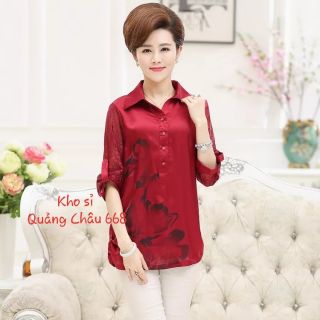 Áo sơ mi lụa Quảng Châu