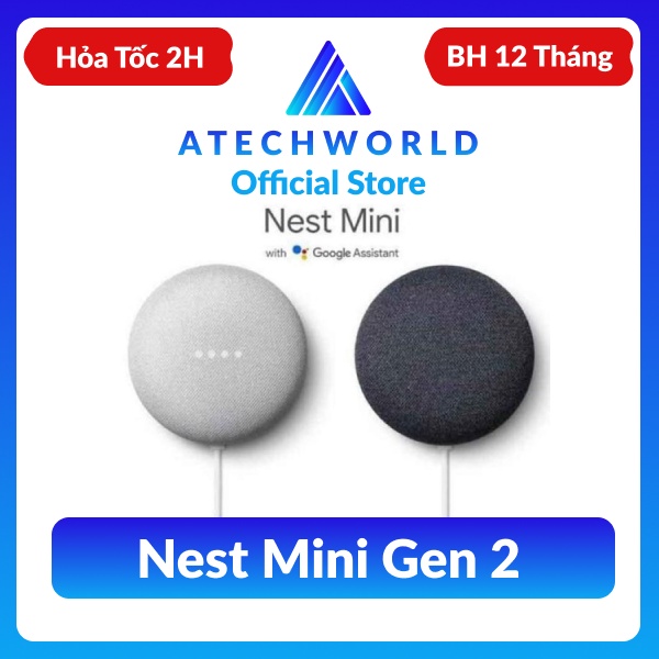 Loa Thông Minh Google Nest Mini Gen 2 Tích Hợp Trợ Lý Ảo - Hàng Chính Hãng Công Ty