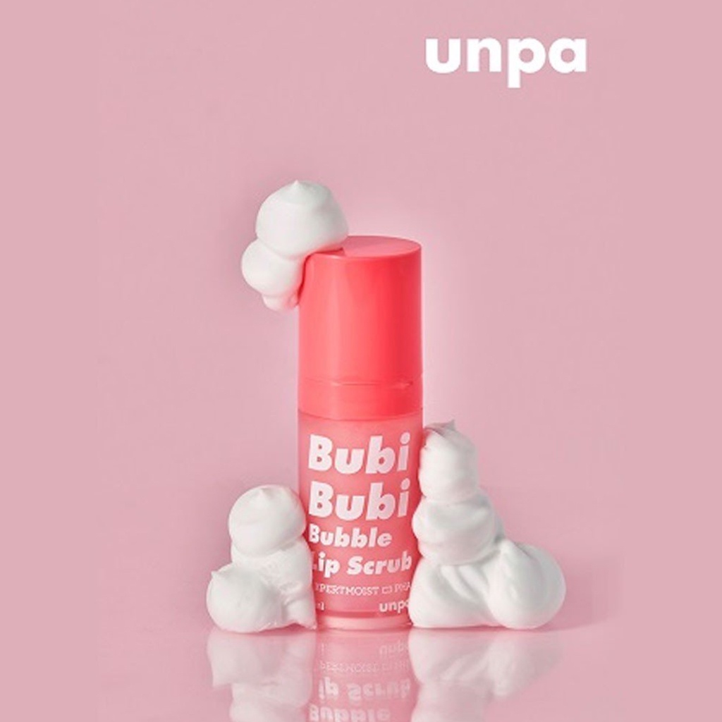 Tẩy Tế Bào Chết Môi Dạng Sủi Bọt Unpa Bubi Bubi Bubble Lip Scrub 10ml