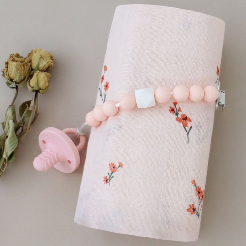 Chăn Quấn Em Bé 2 Lớp 120x120cm Bằng Vải Gạc Mềm Mại