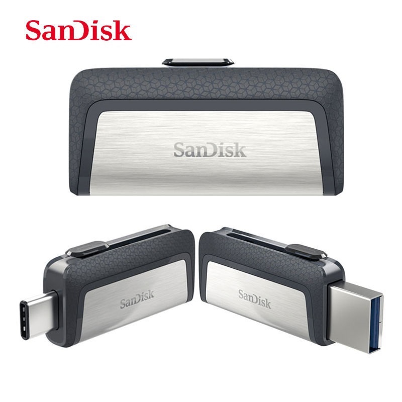 USB 32G ổ cứng di động OTG Type C Sandisk Ultra Dual Drive USB 3.1