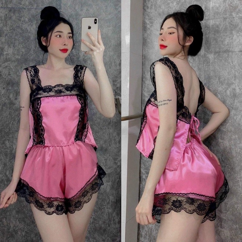 Đồ ngủ sexy cột dây hở lưng | BigBuy360 - bigbuy360.vn