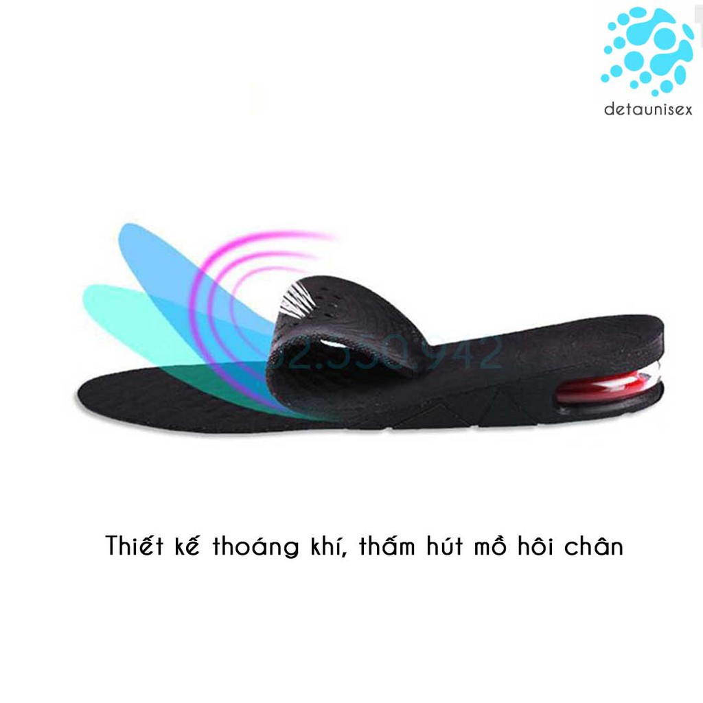 Miếng Lót Giày Độn Tăng Chiều Cao Cho Nam Giới Detaunisex - LGC2