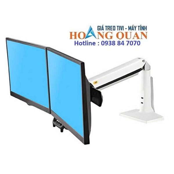 Giá Treo 2 Màn Hình Máy Tính NB - F27 [ Dùng cho màn hình 14&quot; - 27&quot; ] - [ HÀNG CHÍNH HÃNG ]