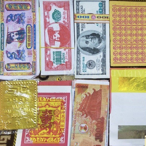 Giấy cúng TIỀN VÀNG 12 loại