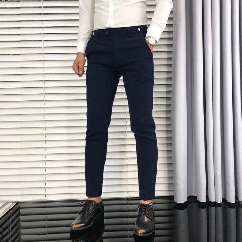 Quần âu nam chất lương cao cấp màu đen, Xanh than Ghi nhạt, Ghi đậm | BigBuy360 - bigbuy360.vn