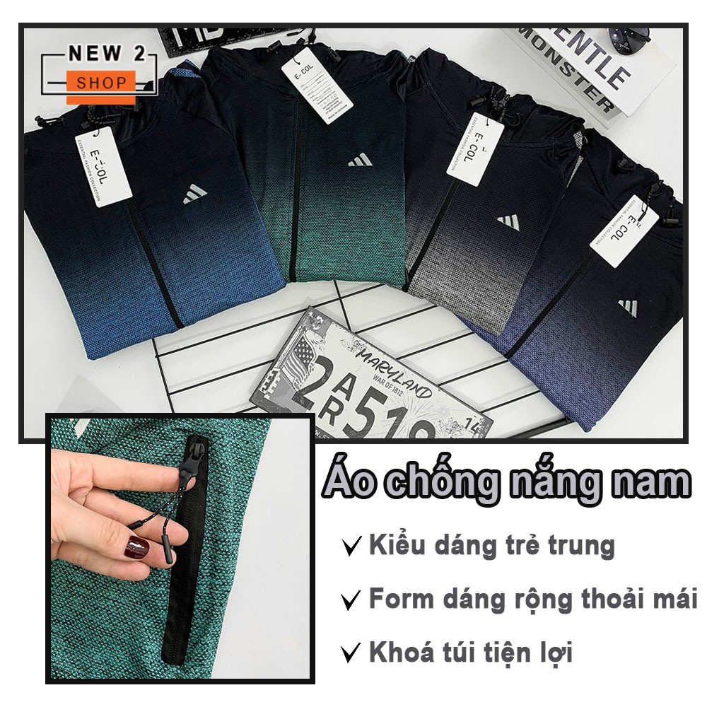 Áo chống nắng nam -Áo khoác đi nắng nam chất vải kim cương cao cấp thoáng mát chống tia UV gây hại cho da New2_Shop | BigBuy360 - bigbuy360.vn