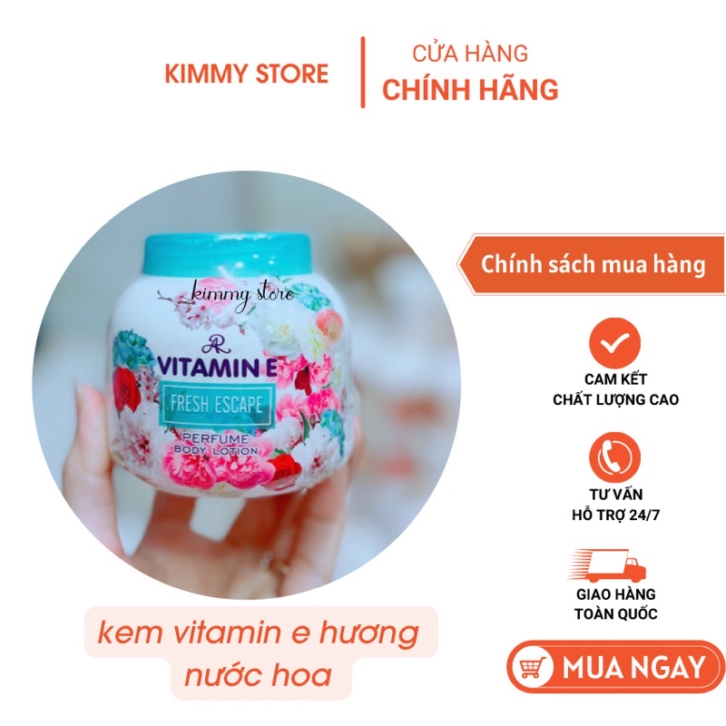 Kem dưỡng ẩm vitamin e aron hương nước hoa 200ml