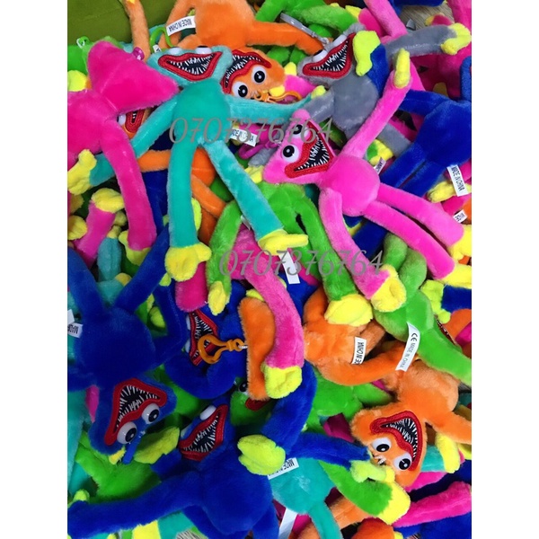 Gấu Bông HUGGY WUGGY Lông Xù 20cm,Có Móc Treo Xịn Xò