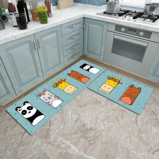 [size bự 50cm] Thảm Bếp Đôi 3D Cao Cấp Chống Trơn Trượt ( Bộ 2 thảm 50*80cm & 50*120cm)