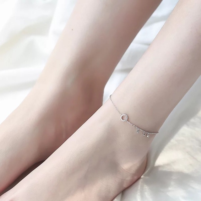 [KÈM QUÀ TẶNG CHỈ AD 25/1-7/2] Lắc chân bạc đuôi cá xanh ngọc Hàn Quốc - Tặng kèm hộp đựng | BigBuy360 - bigbuy360.vn