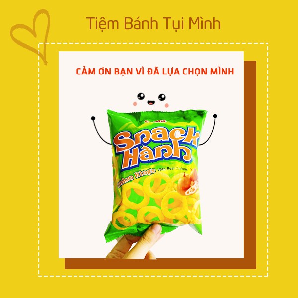 [10 gói] Bánh snack hành oishi 15gram