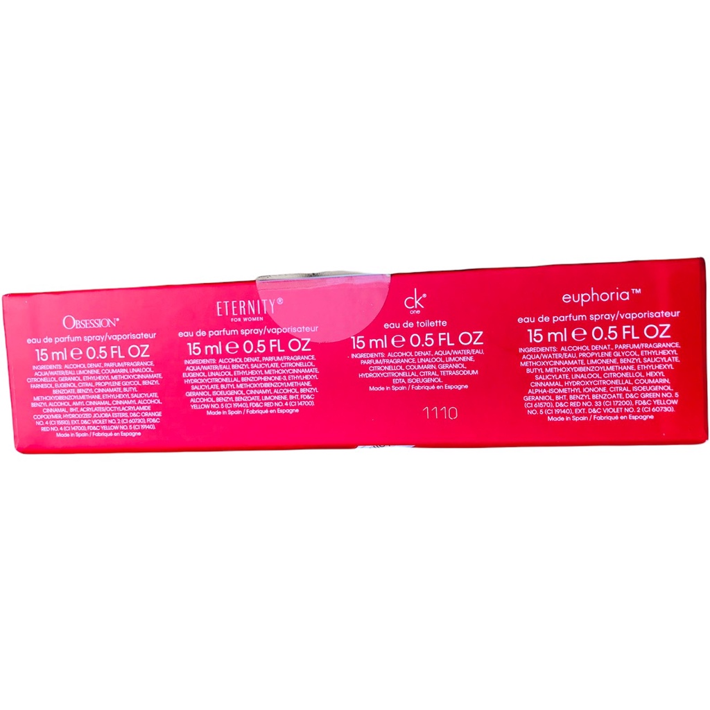 NƯỚC HOA MINI CALVIN KLEIN GIFT SET CHO NỮ