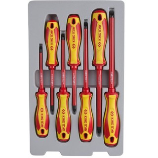 Bộ vít 7 cái cách điện 1000V hệ mét Kingtony 30617MR