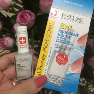 Sơn móng tay dưỡng chống gãy giòn Eveline 8in1