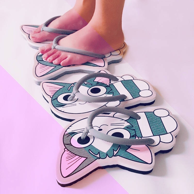 Dép Xỏ Ngón Thiết Kế Hình Trái Cây Hoạt Hình Sáng Tạo Dễ Thương