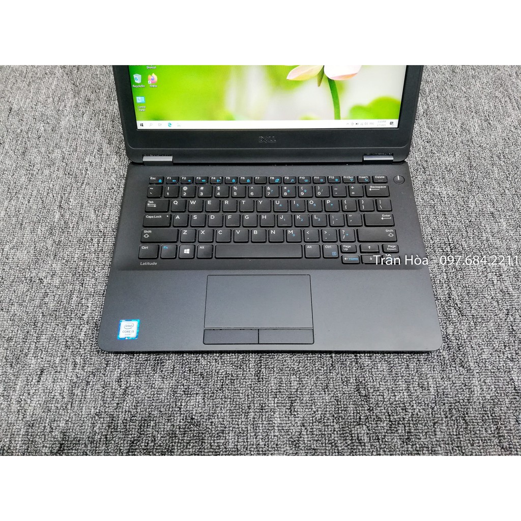 [Laptop Dell 12.5inch mỏng nhẹ] - Dell Latitude E7270 - Core i5 6300u, Ram 8GB, ổ SSD 256GB, vỏ nhôm. | BigBuy360 - bigbuy360.vn