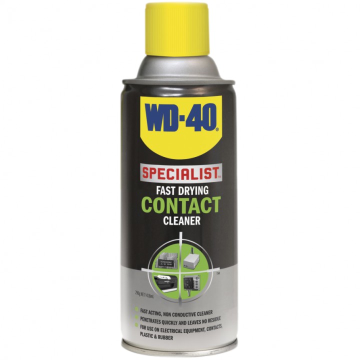 Làm sạch bề mặt khô nhanh, vệ sinh mạch điện, giắc, khớp nối điện WD-40 Specialist Fast Drying Contact Cleaner 360ml