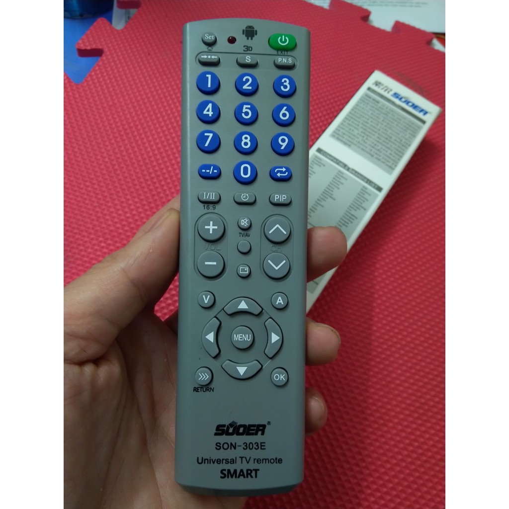 REMOTE ĐIỀU KHIỂN TIVI ĐA NĂNG, DÙNG CHO TẤT CẢ CÁC LOẠI TIVI