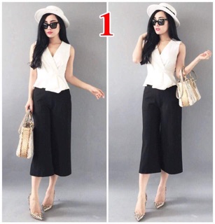 Quần Culottes Ống rộng